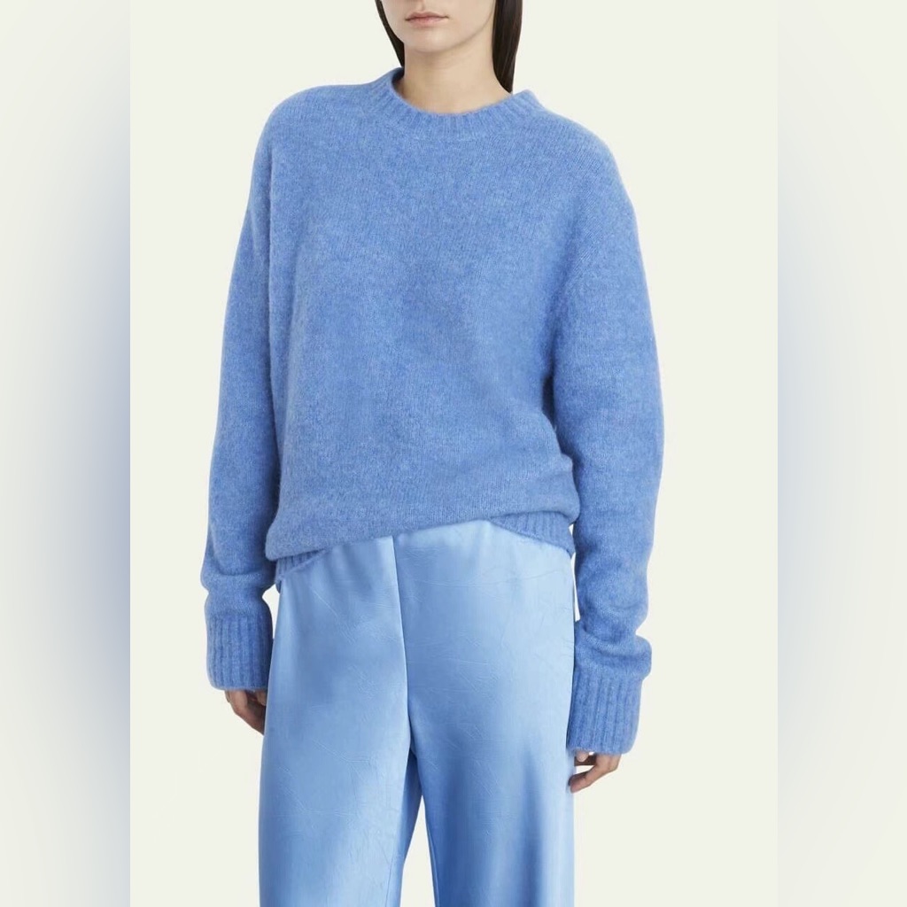 Nwt $465 Vince Brushed Oversize Alpaca & Wool Blend Sweater